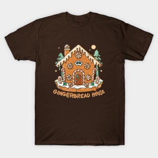 Gingerbread House Day, December holiday, T-Shirt